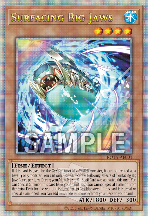 [遊戲王亞英版] 浮上的大口鯊 / 浮上するビッグ・ジョーズ / Surfacing Big Jaws-Trading Card Game-TCG-Oztet Amigo