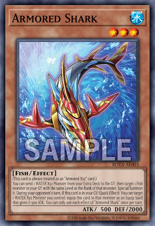 [遊戲王亞英版] 武裝鯊 / アーマード・シャーク / Armored Shark-Trading Card Game-TCG-Oztet Amigo