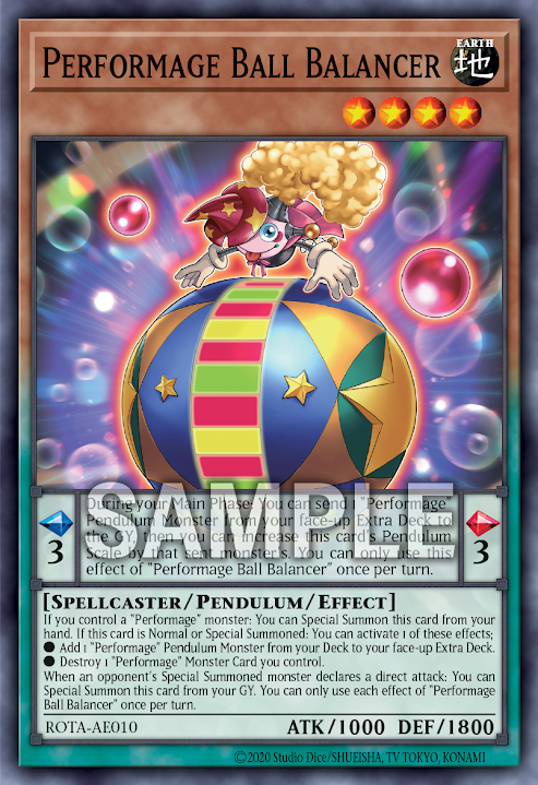 [遊戲王亞英版] Em 騎球者 / Ｅｍボール・ライダー / Performage Ball Balancer-Trading Card Game-TCG-Oztet Amigo