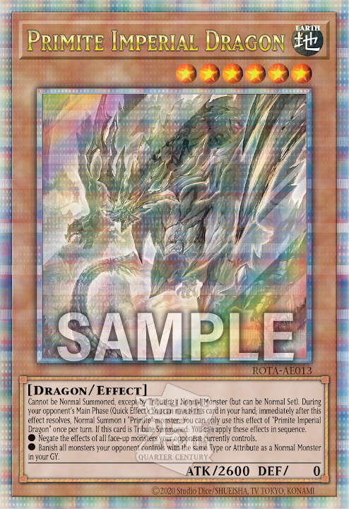 [遊戲王亞英版] 原石龍 帝國龍 / 原石竜インペリアル・ドラゴン / Imperial Dragon the Primoredial Dragon-Trading Card Game-TCG-Oztet Amigo