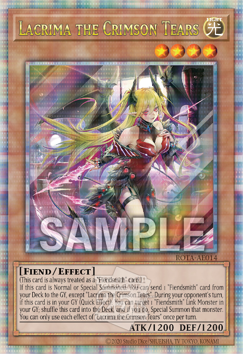 [遊戲王亞英版] 紅淚之魔 安魂日 / 紅涙の魔ラクリモーサ / Lacrima the Scarlet Sorrow-Trading Card Game-TCG-Oztet Amigo