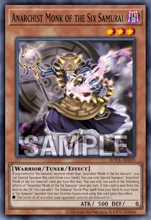 [遊戲王亞英版] 六武眾的破戒僧 / 六武衆の破戒僧 / Performage Ball Balancer-Trading Card Game-TCG-Oztet Amigo