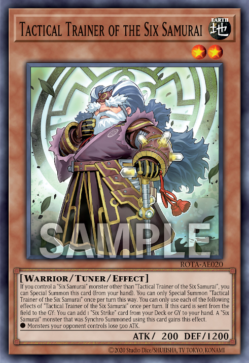 [遊戲王亞英版] 六武眾的指南番 / 六武衆の指南番 / Instructor of the Six Samurai-Trading Card Game-TCG-Oztet Amigo