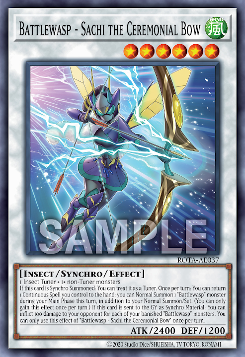 [遊戲王亞英版] B・F 神事弓之幸弓蜂 / B・F－神事弓のサチ / Battlewasp - Sachi the Ritual Bow-Trading Card Game-TCG-Oztet Amigo