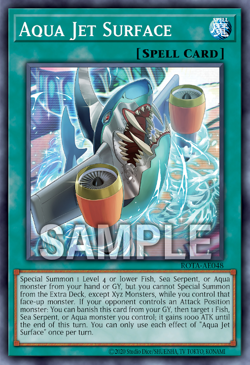 [遊戲王亞英版] 噴水引擎顯露 / アクア・ジェット・サーフェス / Surface Aqua Jet-Trading Card Game-TCG-Oztet Amigo