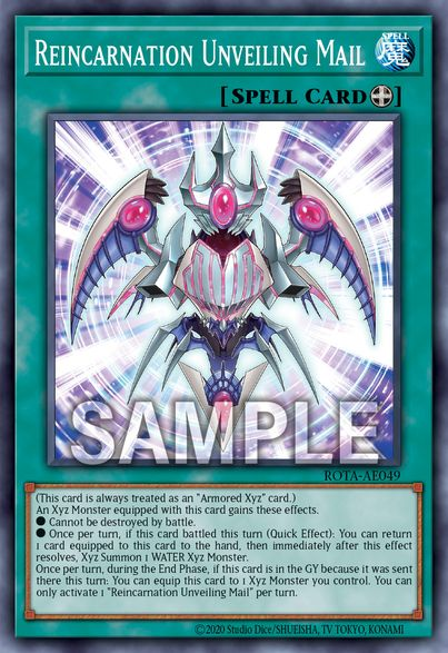 [遊戲王亞英版] 轉生揭幕鎧甲 / リンカーネイト・アンヴェイル・メイル / Reincarnate Unveil Mail-Trading Card Game-TCG-Oztet Amigo