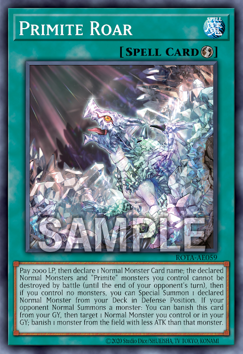 [遊戲王亞英版] 原石的鳴獰 / 原石の鳴獰 / Primoredial Tremors-Trading Card Game-TCG-Oztet Amigo