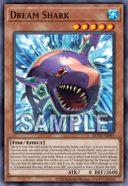 [遊戲王亞英版] 夢幻鯊 / ドリーム·シャーク / Dream Shark-Trading Card Game-TCG-Oztet Amigo