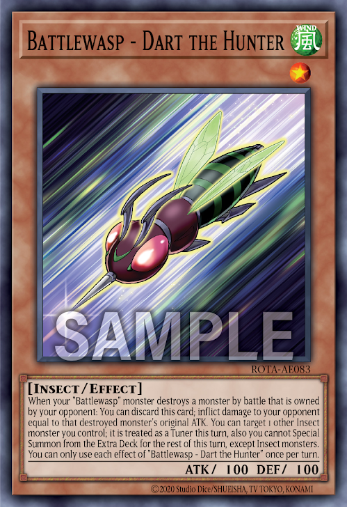 [遊戲王亞英版] B・F 追擊之標槍蜂 / B・F－追撃のダート / Battlewasp - Dart the Hunter-Trading Card Game-TCG-Oztet Amigo