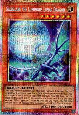 [遊戲王亞英] ES02-AE019 / 眩月龍 塞勒格萊爾 / 眩月龍セレグレア / Seleglare the Luminous Lunar Drago / PSER