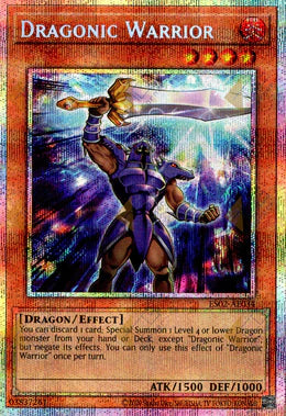 [遊戲王亞英] ES02-AE034 / 締結契約的龍之戰士 / 契約を結びし竜の戦士 / Dragonic Warrior / PSER