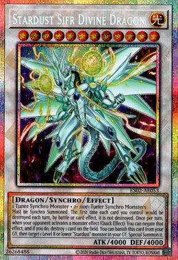 [遊戲王亞英] ES02-AE053 / 聖珖神龍星塵零 / 聖珖神竜 スターダスト·シフル / Stardust Sifr Divine Dragon / PSER