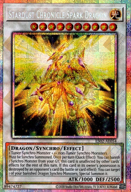 [遊戲王亞英] ES02-AE054 / 真閃珖龍 星塵編年史 / 真閃珖竜 スターダスト·クロニクル / Stardust Chronicle Spark Dragon / PSER
