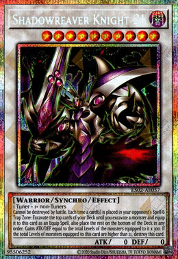 [遊戲王亞英] ES02-AE057 / 影裝騎士 21點 / 影装騎士 ブラック・ジャック / Shadowreaver Knight 21 / PSER