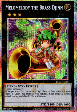 [遊戲王亞英] ES02-AE058 / 管魔人媚媚旋律 / 管魔人メロメロメロディ / Melomelody the Brass Djinn / PSER