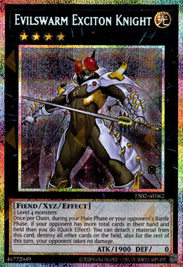 [遊戲王亞英] ES02-AE062 / 勵輝士 略魔蠅王/ 励輝士 ヴェルズビュート / Evilswarm Exciton Knight / SER