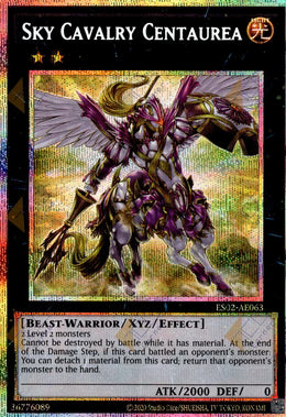 [遊戲王亞英]  ES02-AE063 / 神騎セイントレア / 神騎 聖人馬 /  Sky Cavalry Centaurea / PSER
