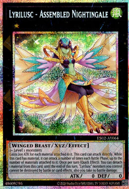 [遊戲王亞英] ES02-AE064 / LL獨行夜鶯 / LL-インディペンデント·ナイチンゲール / Lyrilusc - Independent Nightingale / PSER