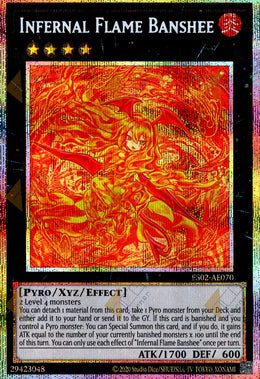 [遊戲王亞英] ES02-AE070 / 獄火女妖 / ヘルフレイムバンシー / Infernal Flame Banshee / PSER