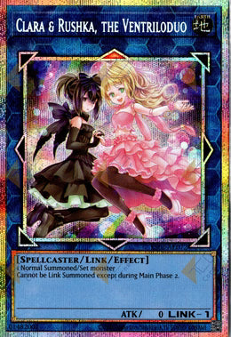 [遊戲王亞英] ES02-AE072 / 副話術士庫拉拉&露希卡 / 副話術士クララ&ルーシカ / Clara & Rushka, the Ventriloduo / PSER