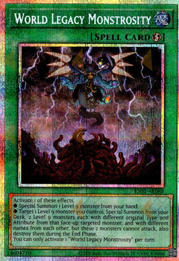 [遊戲王亞英] ES02-AE089 / 星遺物的胎導 / 星遺物の胎導 / World Legacy Monstrosity / PSER