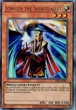 [遊戲王亞英] ES02-AE001 / 升靈術師 奘玄 / 昇霊術師 ジョウゲン / Jowgen the Spiritualist / UTR