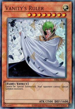 [遊戲王亞英] ES02-AE003 / 虛無的統括者 / 虛無の統括者 / Vanity's Ruler / UTR