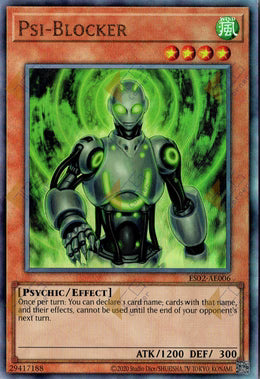 [遊戲王亞英] ES02-AE006 / 念力阻擋者 / サイキック・ブロッカー / Psychic Blocker / UTR