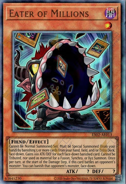[遊戲王亞英] ES02-AE013 / 百萬喰之暴食獸 / 百萬喰らいのグラットン / Eater of Millions / UTR