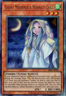 [遊戲王亞英] ES02-AE020 / 朔夜時雨 / 朔夜しぐれ / Ghost Mourner & Moonlit Chill / UTR