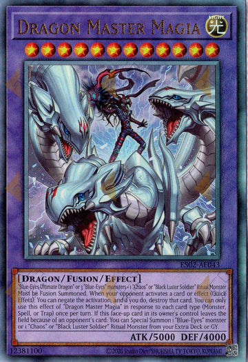 [遊戲王亞英] ES02-AE043 / 究極龍魔導師 / 究極竜魔導師 / Dragon Magia Master / UTR