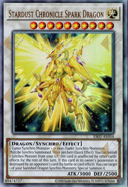[遊戲王亞英] ES02-AE053 / 聖珖神龍星塵零 / 聖珖神竜 スターダスト·シフル / Stardust Sifr Divine Dragon / UTR