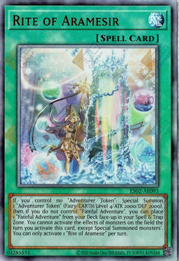 [遊戲王亞英] ES02-AE093 / 阿拉梅西亞之儀 / アラメシアの儀 / Rite of Aramesir / UTR
