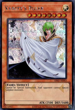 [遊戲王亞英] ES02-AE003 / 虛無的統括者 / 虛無の統括者 / Vanity's Ruler / SER