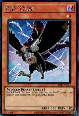 [遊戲王亞英] ES02-AE004 / D.D.烏鴉 / D.D.クロウ / D.D. Crow / SER
