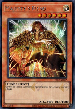 [遊戲王亞英] ES02-AE007 / 威光魔人 / 威光魔人 / Majesty's Fiend / SER