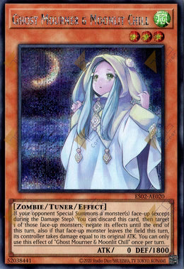 [遊戲王亞英] ES02-AE020 / 朔夜時雨 / 朔夜しぐれ / Ghost Mourner & Moonlit Chill / SER