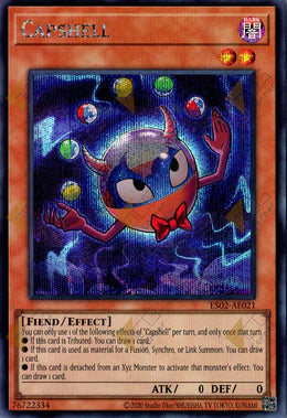 [遊戲王亞英] ES02-AE021 / 尖帽螺 / カプシェル / Capshell / SER