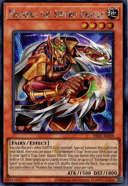 [遊戲王亞英] ES02-AE028 / 劍神官 姆多拉 / 剣神官ムドラ / Mudora the Sword Oracle / SER