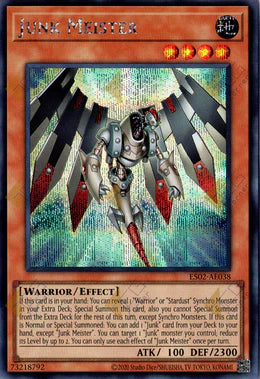 [遊戲王亞英] ES02-AE038 / 廢品大師 / ジャンク・マイスター / Junk Meister / SER