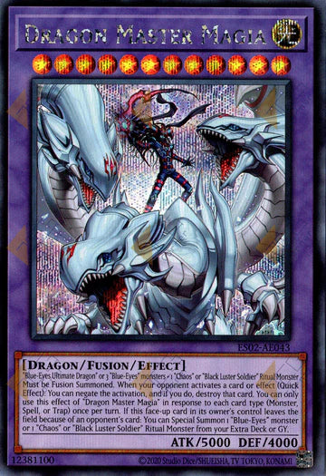 [遊戲王亞英] ES02-AE043 / 究極龍魔導師 / 究極竜魔導師 / Dragon Magia Master / SER