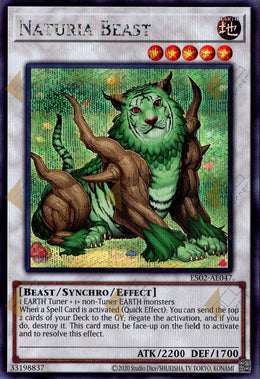 [遊戲王亞英] ES02-AE047 / 自然獸 / ナチュル·ビースト / Naturia Beast / SER