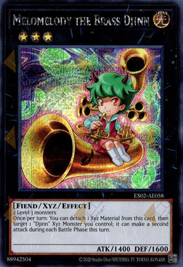 [遊戲王亞英] ES02-AE058 / 管魔人媚媚旋律 / 管魔人メロメロメロディ / Melomelody the Brass Djinn / SER