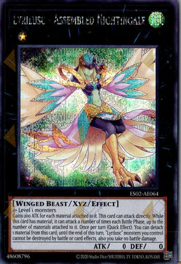 [遊戲王亞英] ES02-AE064 / LL獨行夜鶯 / LL-インディペンデント·ナイチンゲール / Lyrilusc - Independent Nightingale / SER