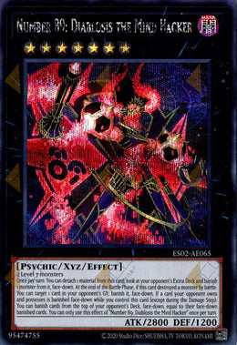 [遊戲王亞英] ES02-AE065 / No.89 電腦獸迪亞波羅西斯 / No.89 電脳獣ディアブロシス / Number 89: Diablosis the Mind Hacker / SER