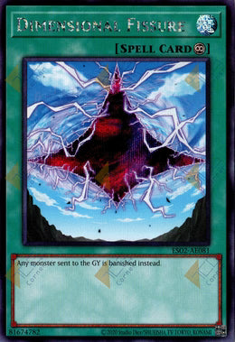 [遊戲王亞英] ES02-AE081 / 次元裂縫 / 次元の裂け目 /Dimensional Fissure / SER