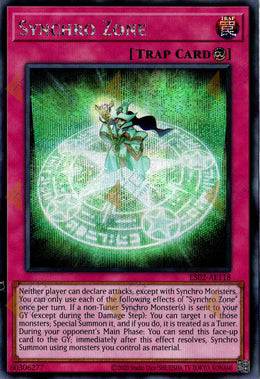 [遊戲王亞英] ES02-AE118 / 同步領域 / シンクロ・ゾーン / Synchro Zone / SER
