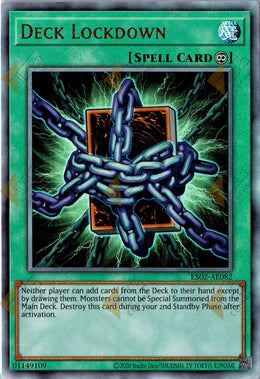 [遊戲王亞英] ES02-AE082 / 牌組封鎖 / デッキロック / Deck Lockdown / UTR