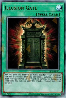 [遊戲王亞英] ES02-AE103 / 幻魔之扉 / 幻魔の扉 / Illusion Gate / UTR