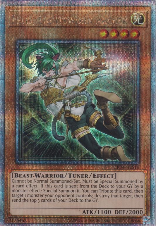 [遊戲王亞英版] 光道弓手 菲莉絲 / ライトロード·アーチャー フェリス / FELIS, LIGHTSWORN ARCHER-Trading Card Game-TCG-Oztet Amigo